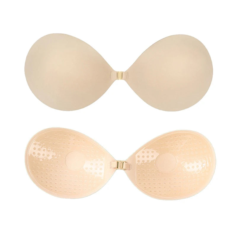 Soutien-gorge adhésif à push-up nude