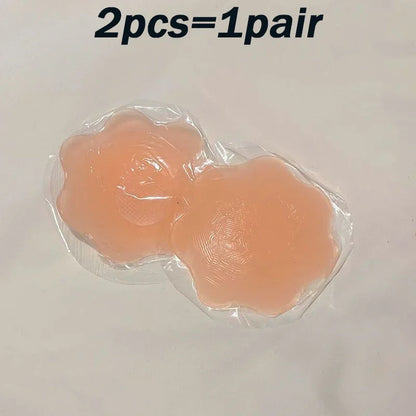 12pcs Women Silicone Nipple Cover Invisible Self-adhesive Chest Breast Stickers Female Lift Up Pads Reusable Patch Bra Intimates