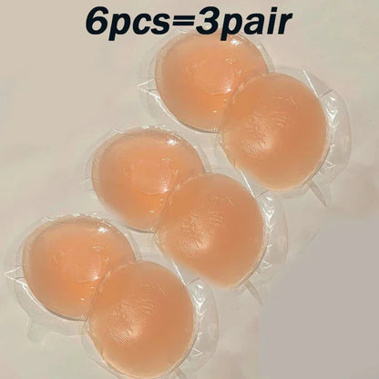 12pcs Women Silicone Nipple Cover Invisible Self-adhesive Chest Breast Stickers Female Lift Up Pads Reusable Patch Bra Intimates