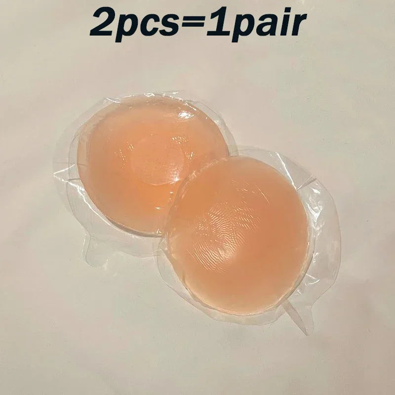 12pcs Women Silicone Nipple Cover Invisible Self-adhesive Chest Breast Stickers Female Lift Up Pads Reusable Patch Bra Intimates