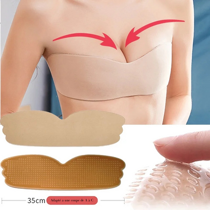 Soutien gorge à bandeau adhésif