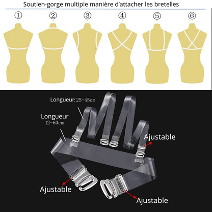 Soutien gorge à coque adhésive