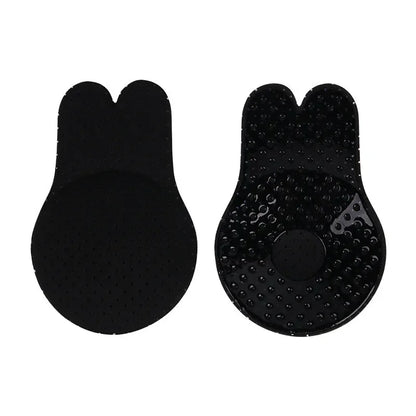 Soutien gorge  adhésif en silicone noir