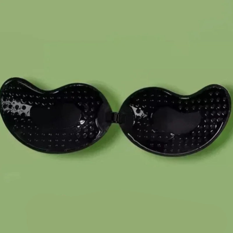 Soutien gorge adhésif sans dos noir