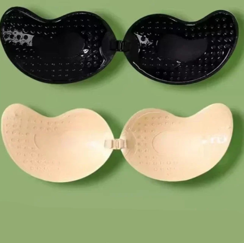 Soutien gorge adhésif sans dos nude et noir