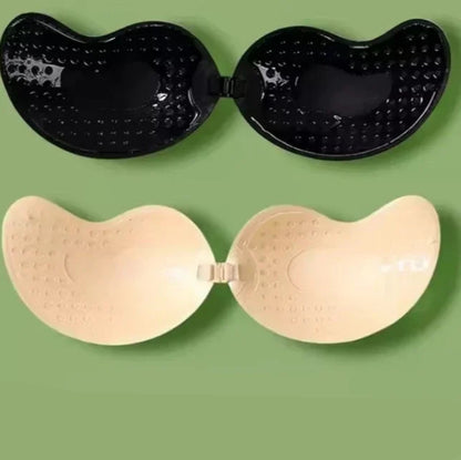 Soutien gorge adhésif sans dos nude et noir