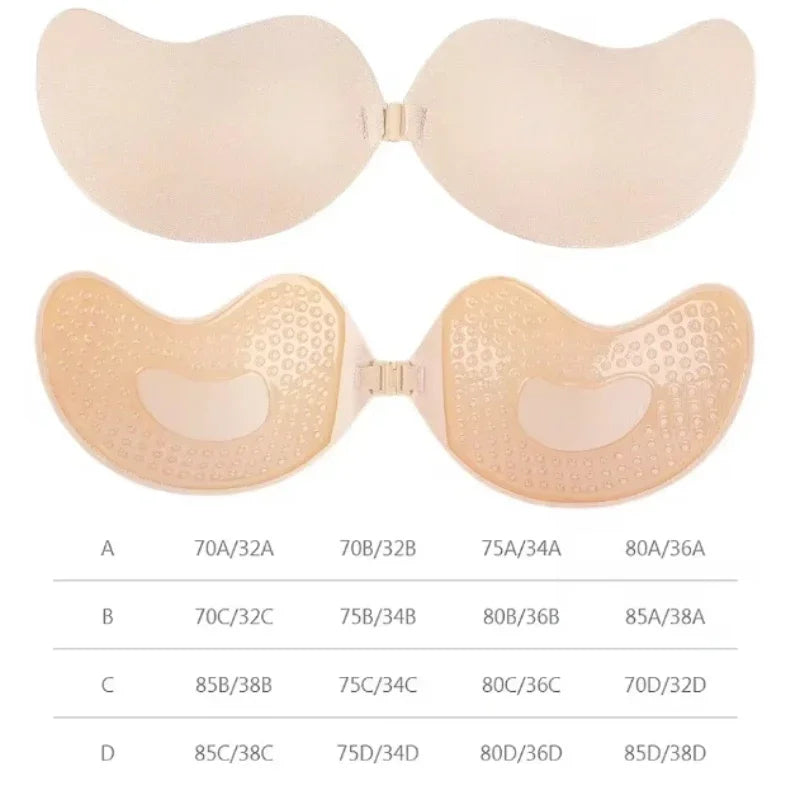 Soutien gorge adhésif sans dos taille
