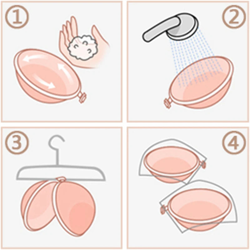 Soutien gorge coque adhésive entretien