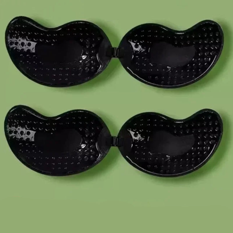 Soutien gorge en adhésif sans dos noir